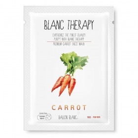 Тканевая маска с морковью для свежести от Ballon Blanc