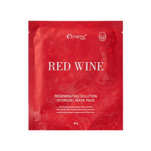 Гидрогелевая маска осветляющая с Красным вином от Esthetic House