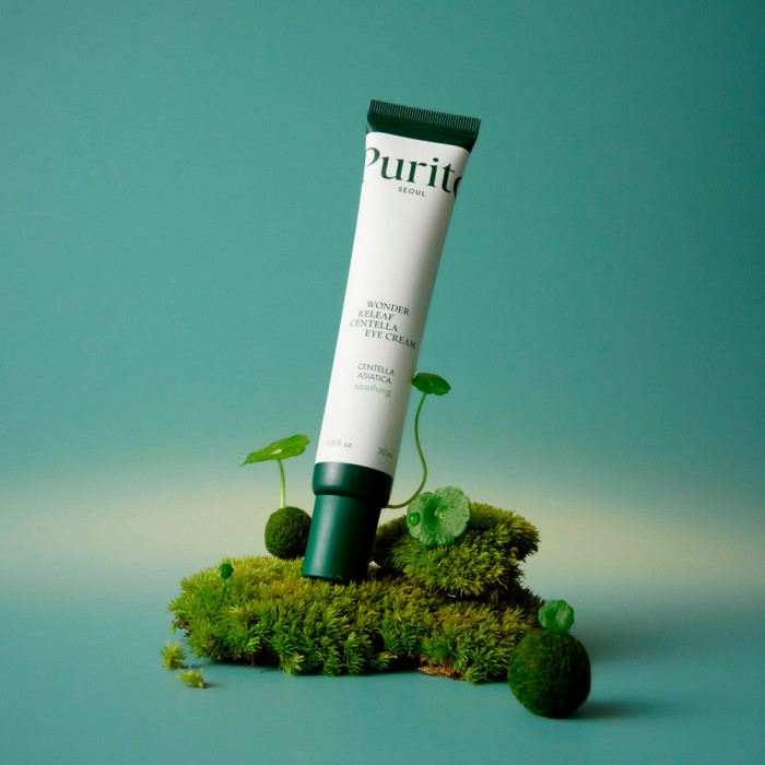 Подтягивающий крем для век с пептидами и центеллой от Purito