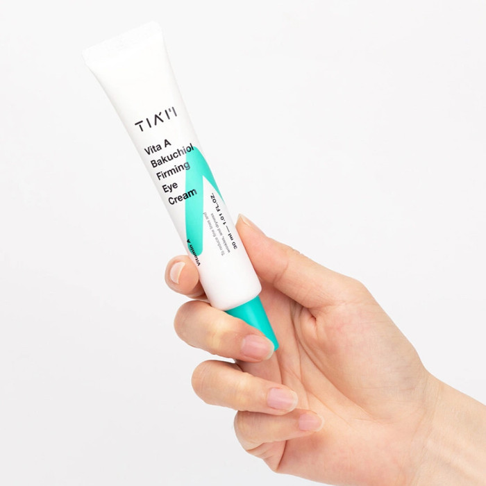 Антивозрастной крем для век с ретинолом и бакучиолом от Tiam