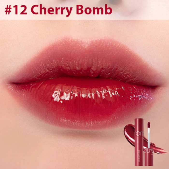 Стойкий глянцевый тинт для губ (12 Cherry Bomb) от Rom&nd
