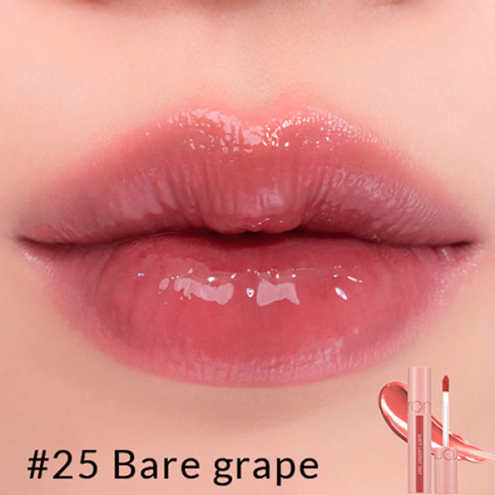 Стойкий глянцевый тинт для губ (25 Bare Grape) от Rom&nd