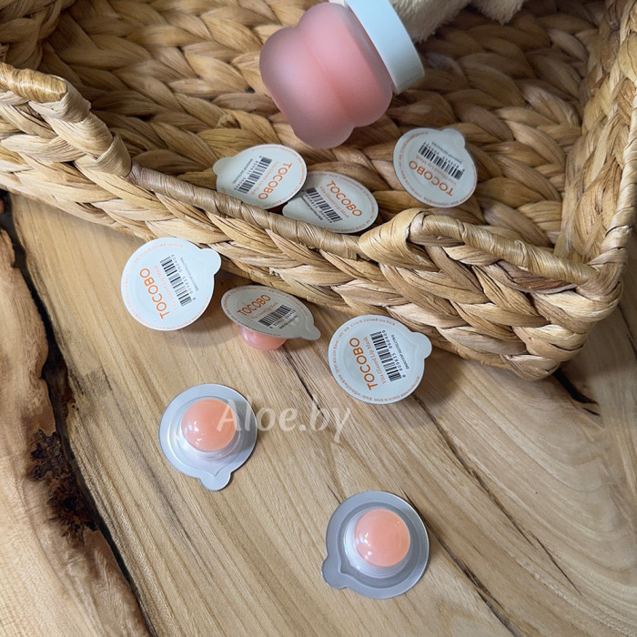 Восстанавливающая глазированная маска для губ от Tocobo