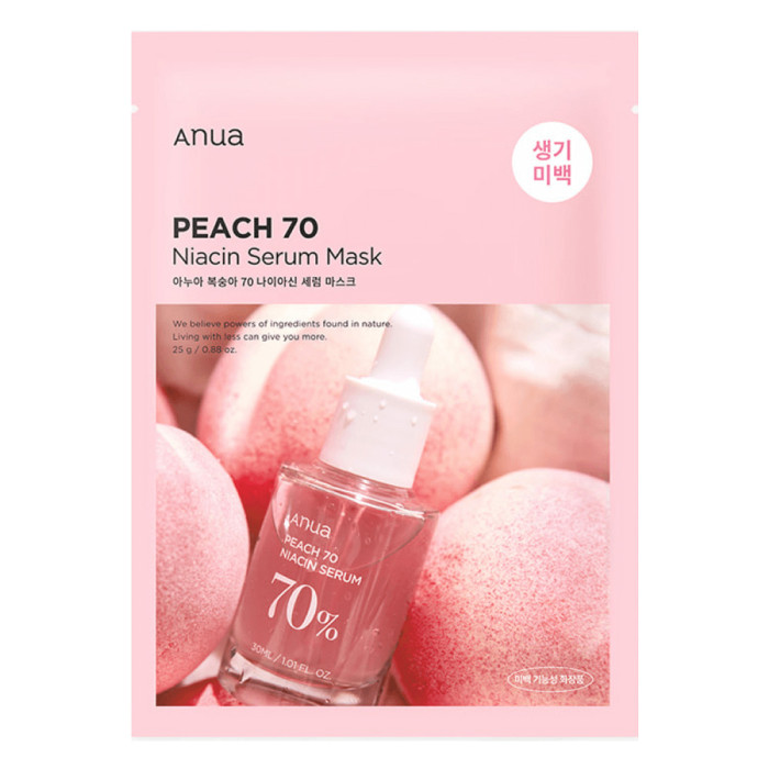 Тканевая маска с персиком для сияния кожи от Anua