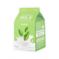 Тканевая маска Успокаивающая с Зеленым чаем и Гамамелисом от A'pieu