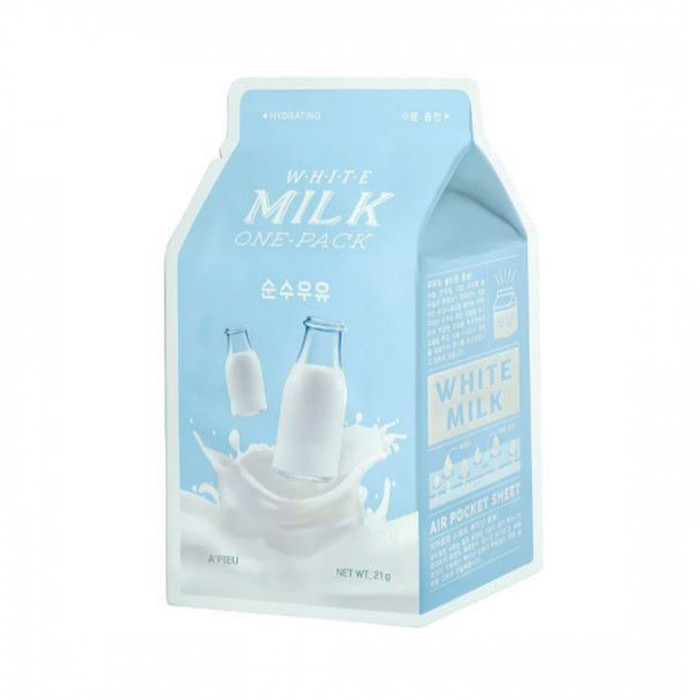 Тканевая маска Увлажняющая с экстрактом Молока и Алоэ от A'pieu