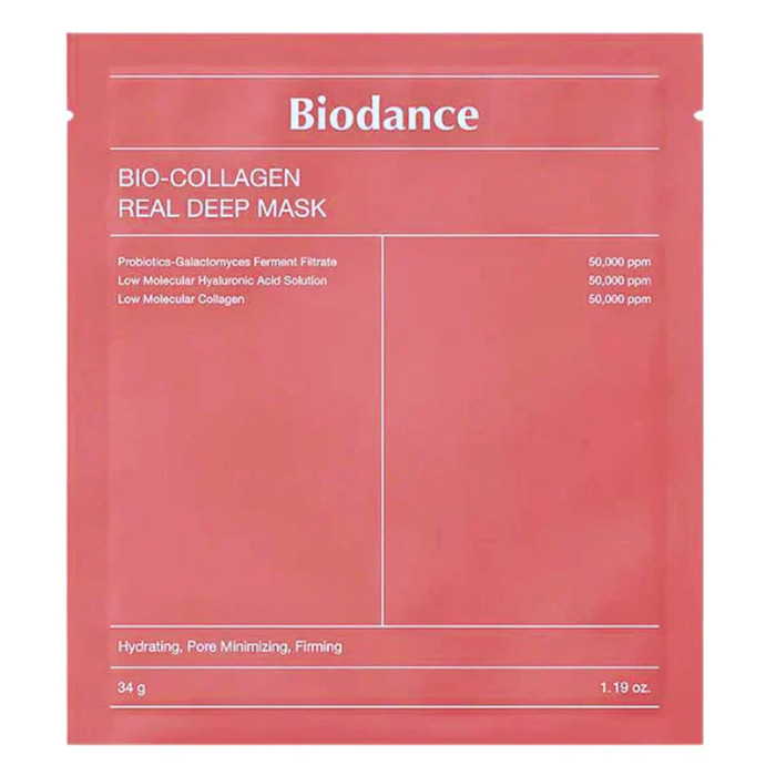 Ночная гидрогелевая маска с коллагеном для эластичности кожи от Biodance