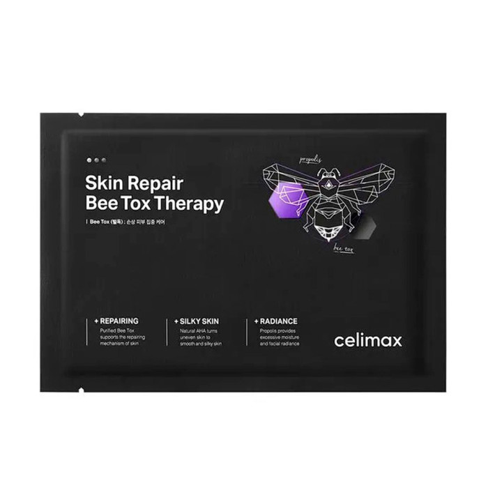 Выравнивающая тканевая маска с прополисом и пчелиным ядом от Celimax