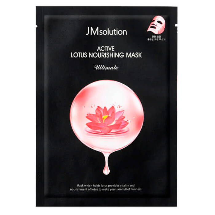 Питательная тканевая маска с экстрактом лотоса от JMsolution