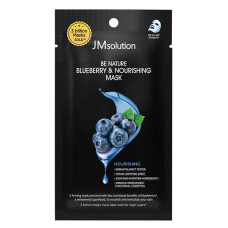 Тканевая питательная маска с черникой от JMsolution