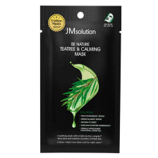 Тканевая успокаивающая маска с чайным деревом от JMsolution