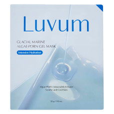 Тающая гелевая маска с ПДРН и ледниковой водой от Luvum 