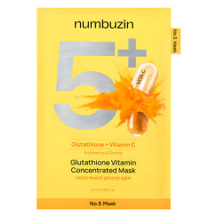 Тканевая маска с глутатионом и витамином С от Numbuzin