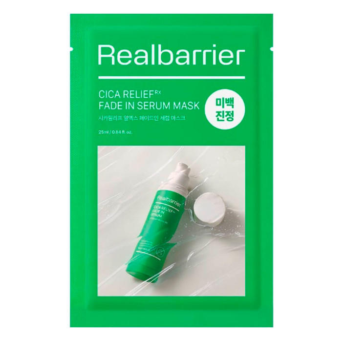 Тканевая заживляющая маска с экстрактом центеллы от Real Barrier