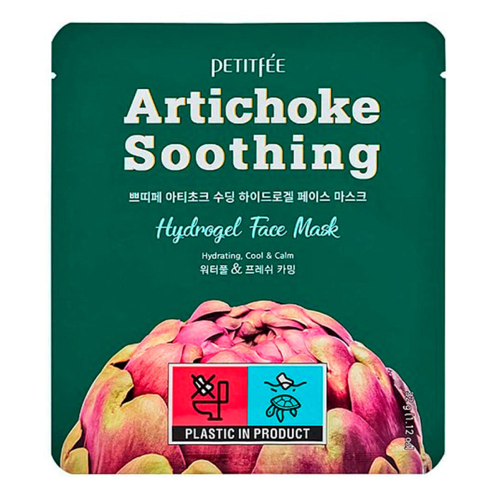 Противоотёчная гидрогелевая маска с артишоком от Petitfee