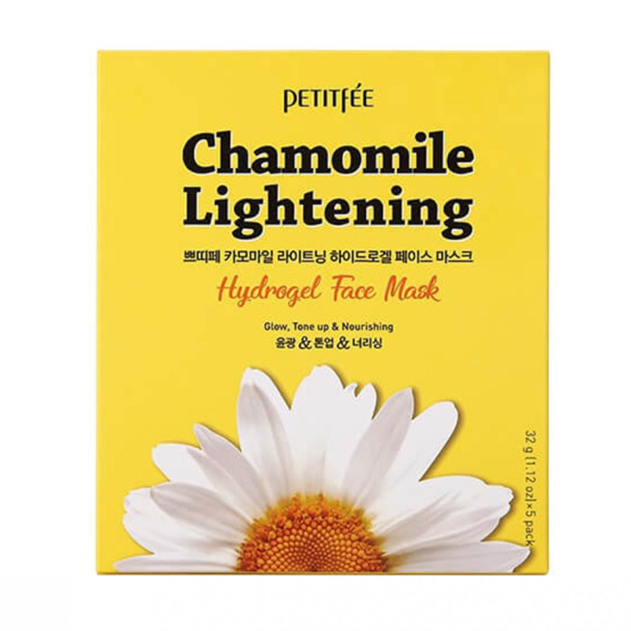 Гидрогелевая маска успокаивающая с Ромашкой от Petitfee