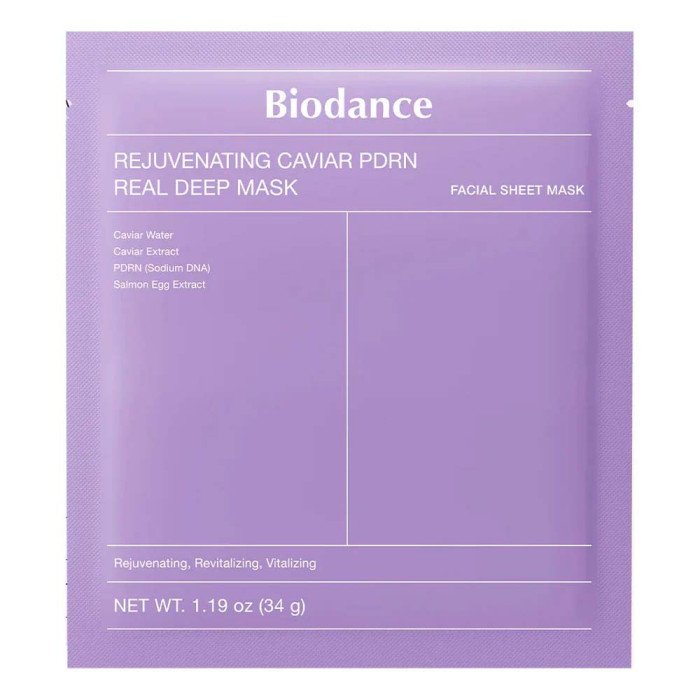Ночная гидрогелевая маска с ПДРН и икрой от Biodance