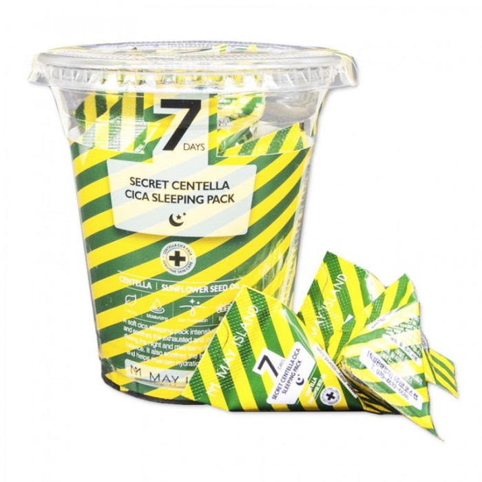 Ночная маска с Центеллой азиатской 3мл May Island