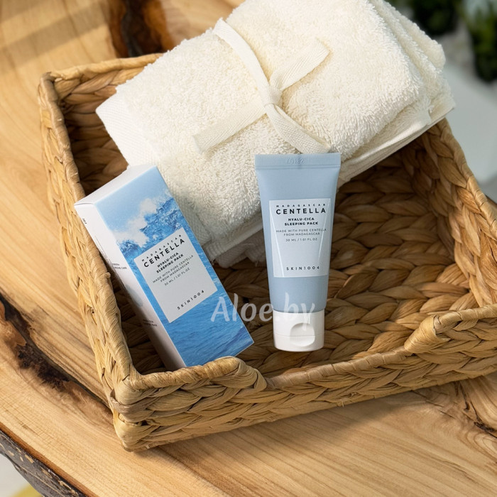 Увлажняющая ночная маска с центеллой от Skin1004