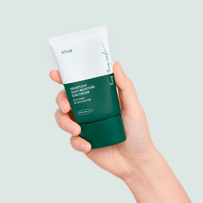 Успокаивающий солнцезащитный крем с хауттюйнией от Anua