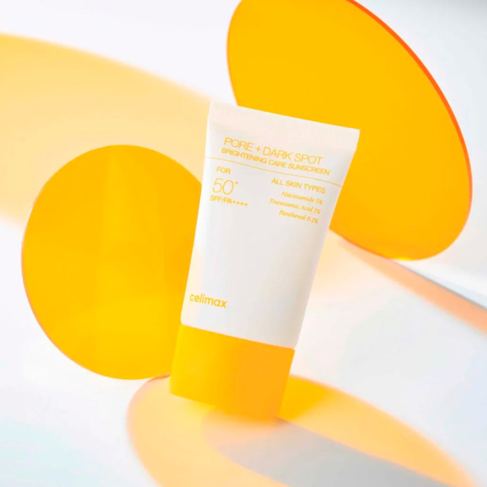 Осветляющий солнцезащитный крем от Celimax