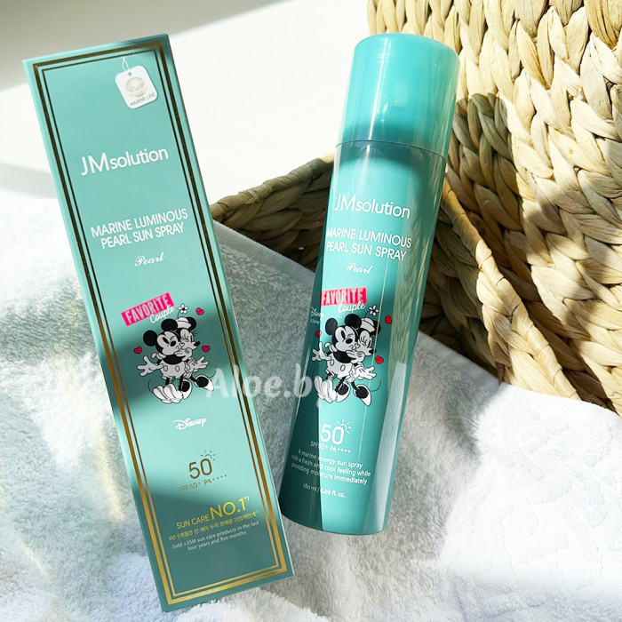 Солнцезащитный спрей с экстрактом жемчуга от JmSolution 