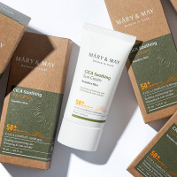 Успокаивающий солнцезащитный крем с центеллой от Mary&May