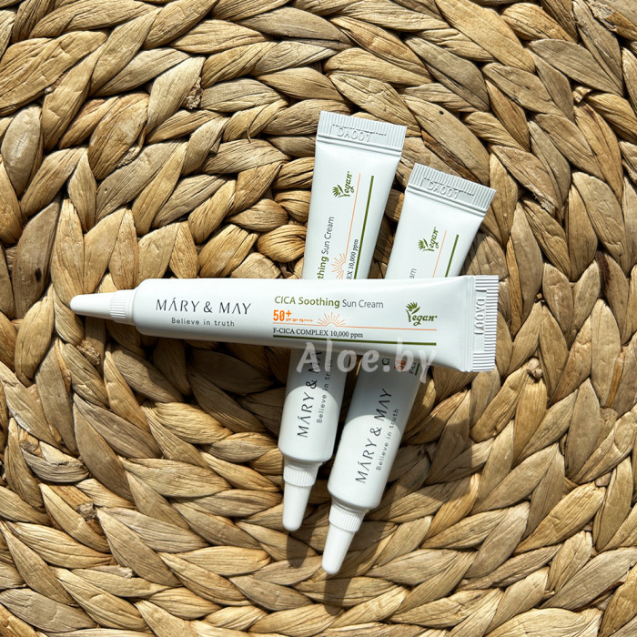 Успокаивающий солнцезащитный крем с центеллой от Mary&May
