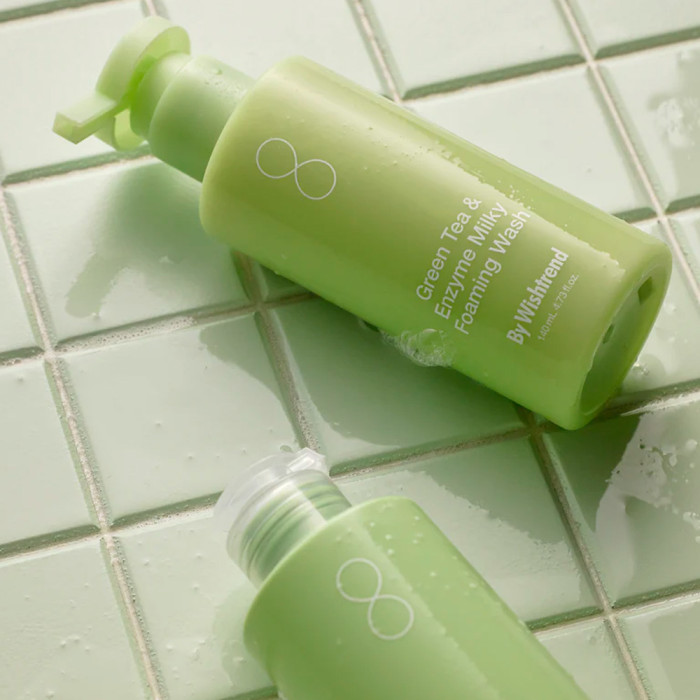 Энзимное средство для умывания с зелёным чаем от By Wishtrend