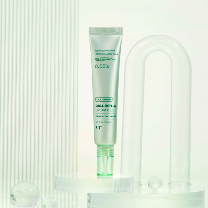 Крем для сужения пор с ретинолом и центеллой от VT Cosmetics
