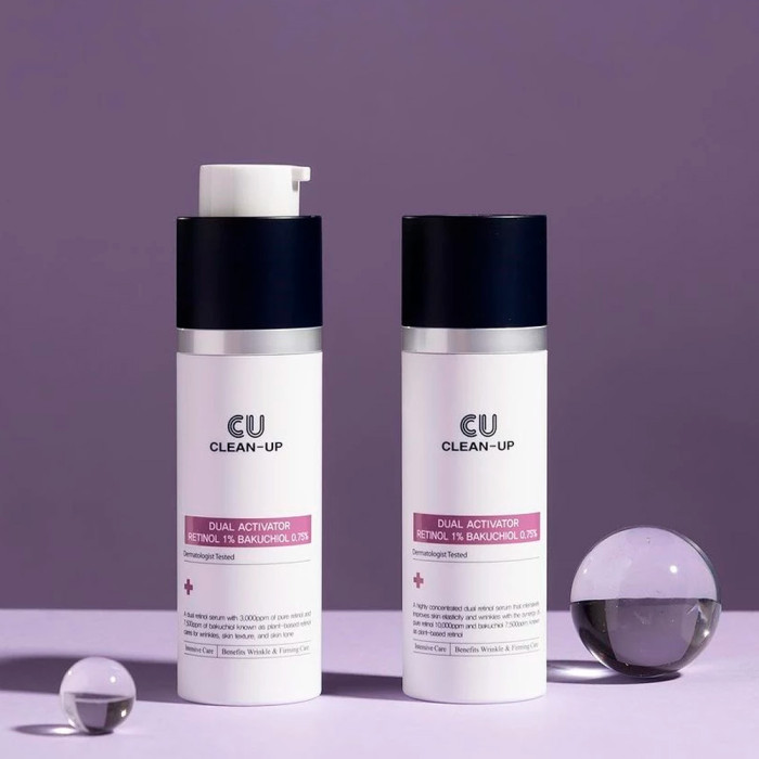 Интенсивная сыворотка с 1% ретинола и бакучиолом от CuSkin
