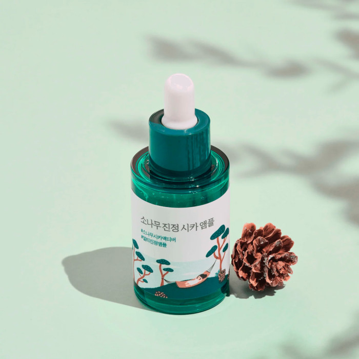 Сыворотка с экстрактами сосны и центеллы для проблемной кожи от Round Lab