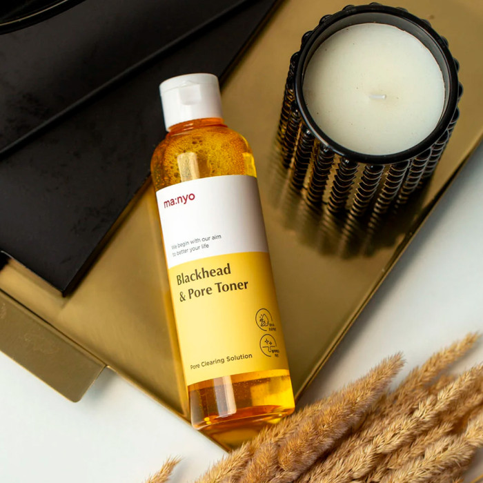 Очищающий тонер против черных точек с BHA-кислотой от Manyo