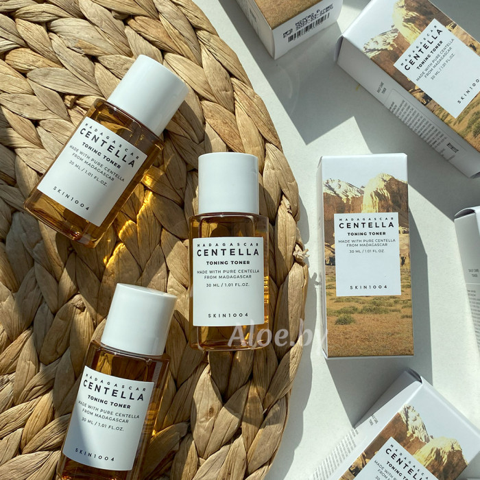 Мягкий отшелушивающий тонер с центеллой от Skin1004 