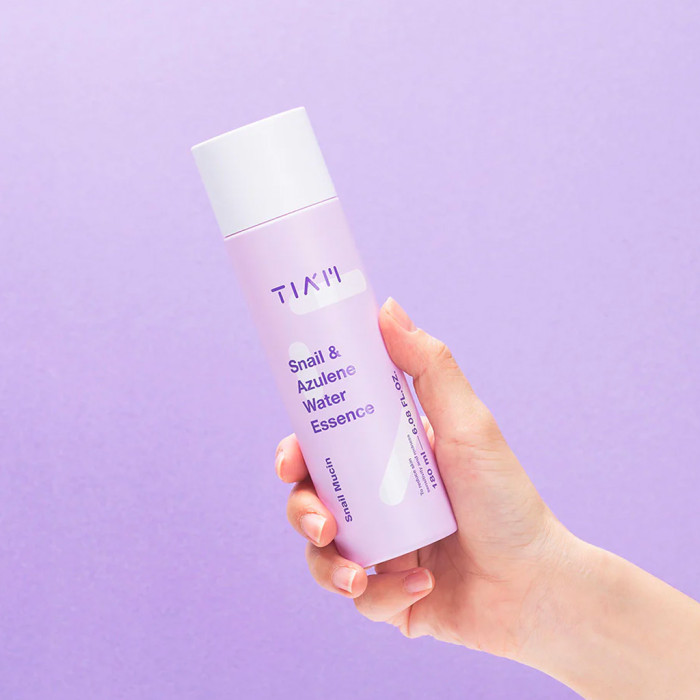 Тонер-эссенция с муцином улитки и азуленом от Tiam  