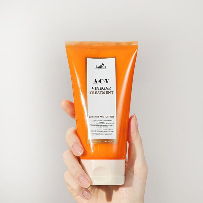 Маска с яблочным уксусом для блеска волос от La'dor