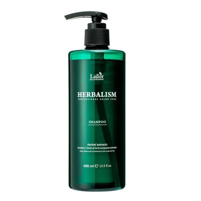 Слабокислотный травяной шампунь с аминокислотами от La'dor