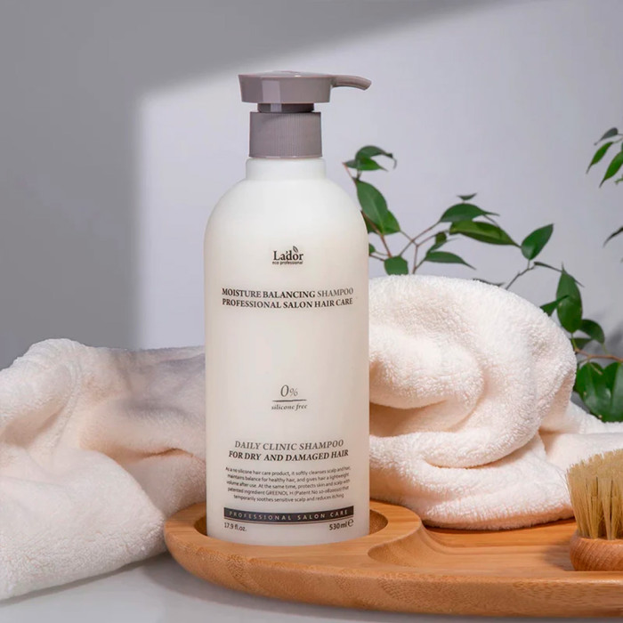 Увлажняющий шампунь для сухих и поврежденный волос 530 мл от Lador